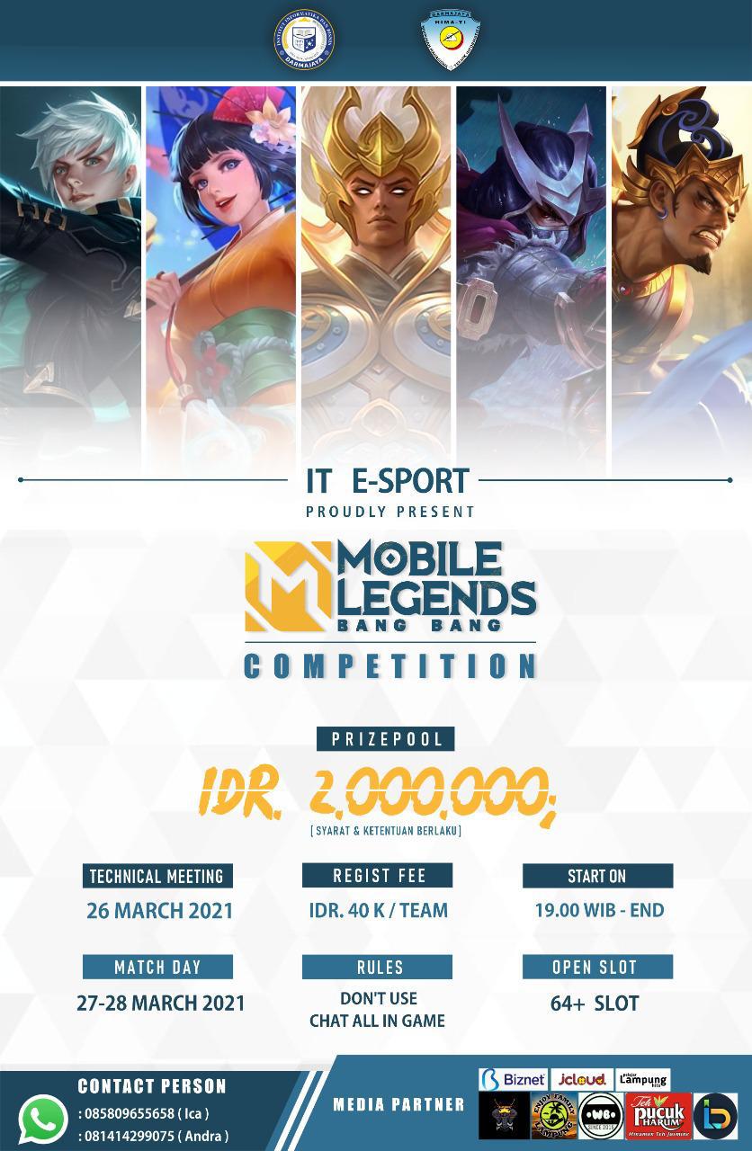 Anda Gamers? Yuuk Daftar MLBB Competition HIMA TI