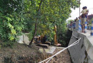 TMMD Bojonegoro, Normalisasi Sungai Desa Jatimulyo Jadi Hiburan Warga