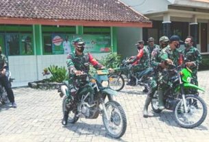 Dansatgas TMMD Bojonegoro Bersama Jajaran Monitoring Kegiatan Lapangan