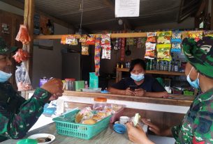 Warung Mbak Sih Jatimulyo Ramai Sejak Ada Satgas TMMD Bojonegoro