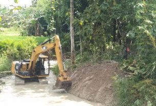 TMMD Kodim Bojonegoro, Normalisasi Sungai Jatimulyo Capai 60 Persen