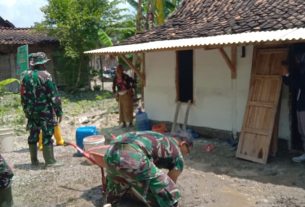 Berkah TMMD Bojonegoro, Sebentar Lagi Yadi Punya Rumah Layak Huni