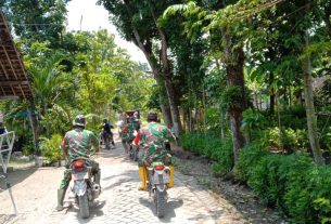 Kendarai Trail, Dansatgas Keliling Cek Pekerjaan Fisik TMMD Bojonegoro