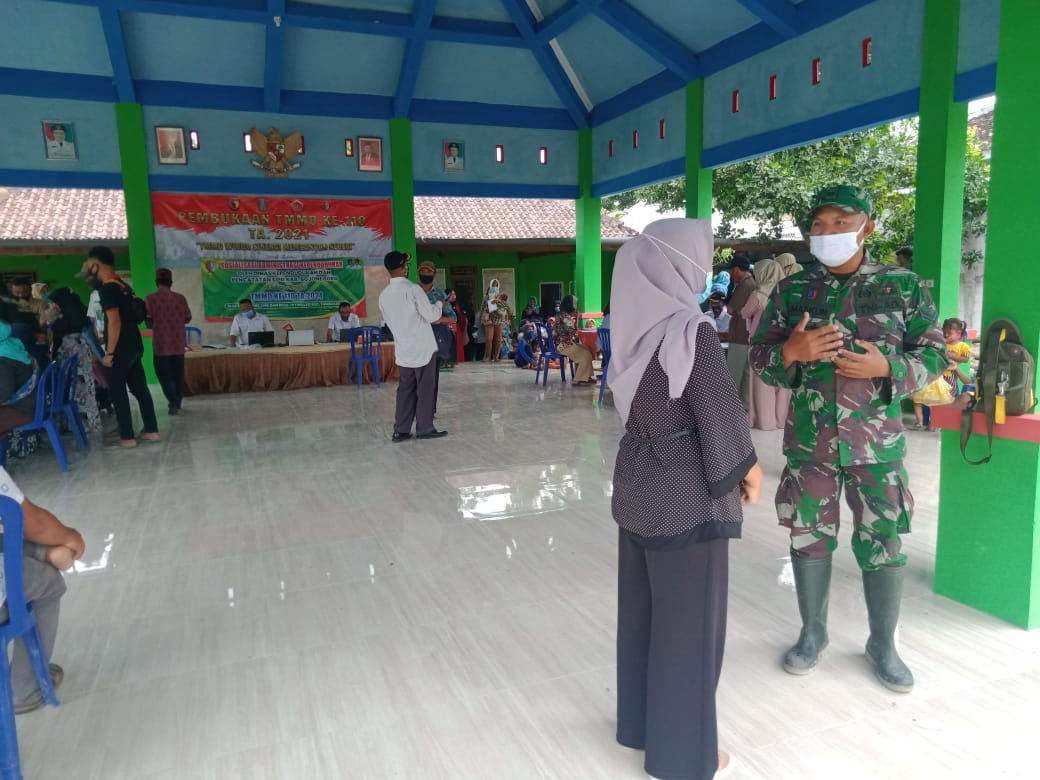 Di Jatimulyo Tambakrejo, Satgas Sosialisasikan Manfaat Program TMMD Bojonegoro