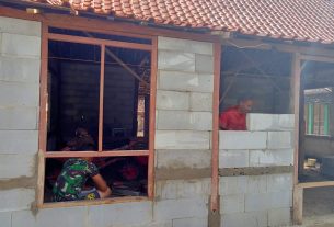 Program Aladin TMMD Bojonegoro, Proses Pembangunan Sunarti Sudah 90 Persen