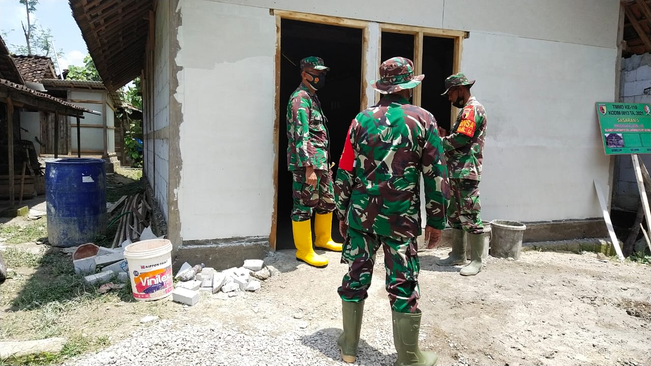 Dansatgas TMMD Bojonegoro, Sapa Penerima Program Rumah Aladin