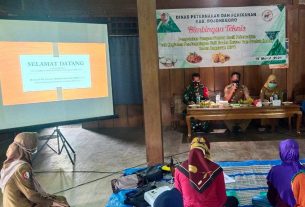 Disnakan Bojonegoro Berikan Bimtek Warga Sekitar TMMD Tambakrejo