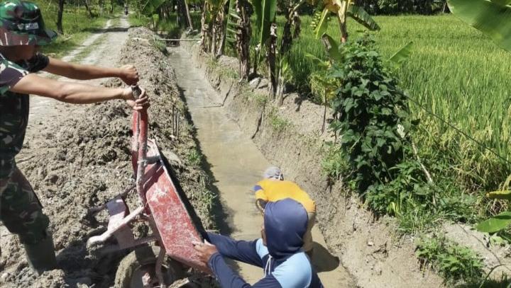 Begini Kemajuan Pembangunan Drainase TMMD 110 Bojonegoro Di Jatimulyo