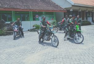 Komandan Satgas TMMD Bojonegoro Tinjau Pembangunan SD Negeri Ngrancang