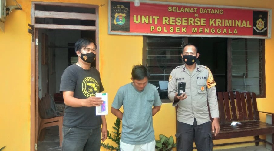 Polsek Menggala Tangkap Pelaku Pencurian di Rumah Warga