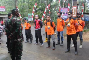 Sebelum Ke Lokasi TMMD, Babinsa Turut Apelkan Anggota Senkom