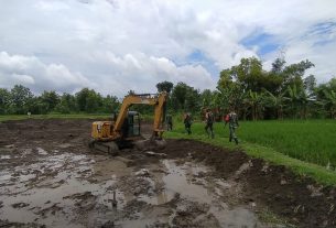 TMMD Bojonegoro, Normalisasi Sungai Desa Ngrancang Ini Manfaatnya