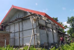 Satgas TMMD Bojonegoro Terus Lanjutkan Pembangunan Gedung Sekolah Dasar