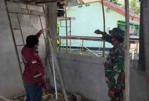 Kusen Jendela Gedung SD Ngrancang IV Siap Dipasang Satgas TMMD Bojonegoro