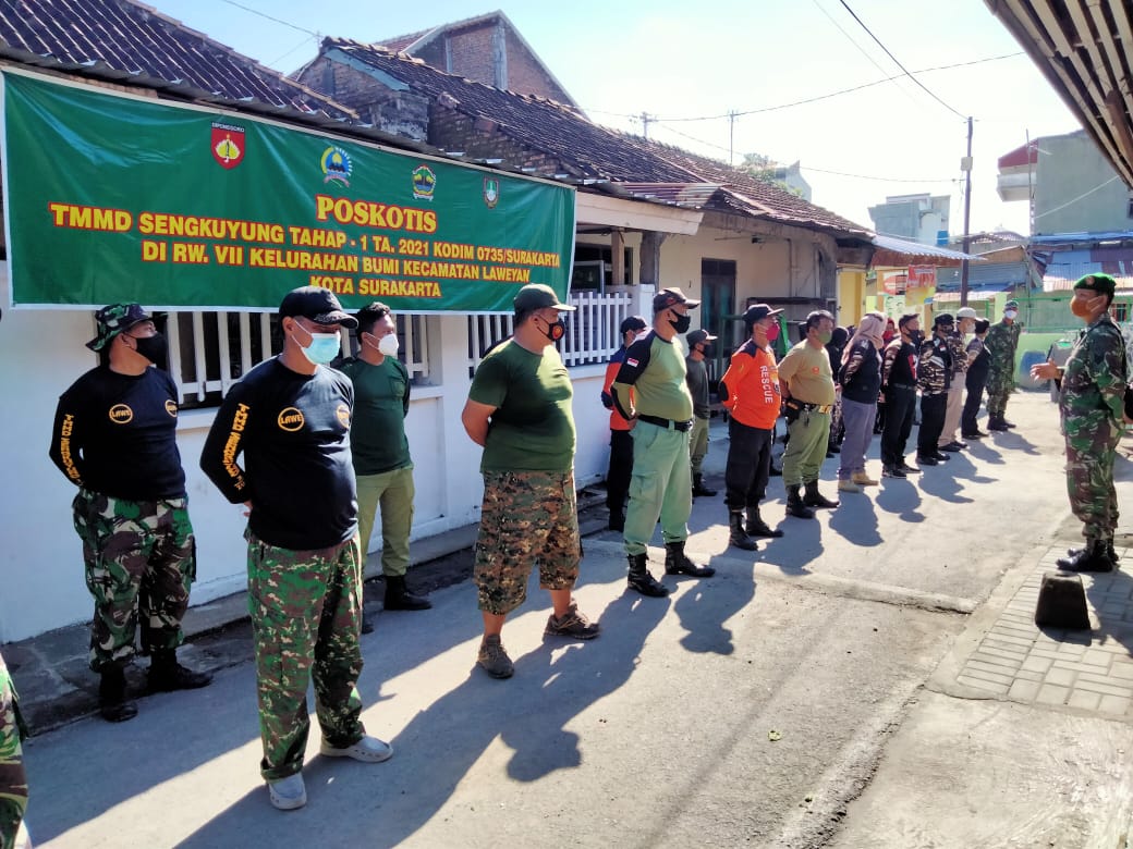 FKPPI 1135 Surakarta Kembali Berkiprah Dalam Kegiatan TMMD Sengkuyung Tahap I di Kota Solo