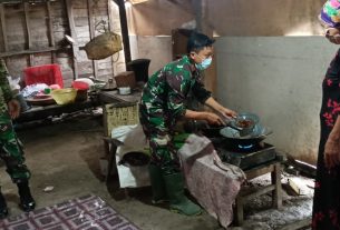 Citra Rasa Belalang Goreng Ala Satgas TMMD Bojonegoro