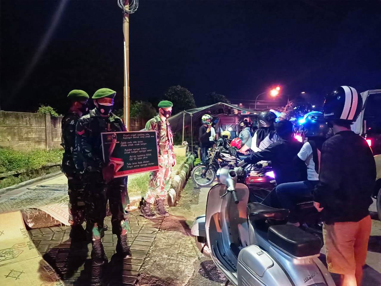 Patroli Malam Hari Koramil 06/Kartasura Himbau 5 M