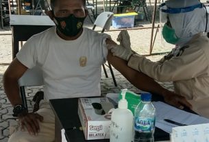 Seluruh Prajurit dan PNS Jajaran Kodim 0735/Surakarta Jalani Vaksinasi Covid 19 Tahap Kedua