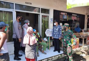 TNI Polri Dan Satgas Swap Antigen Warga Yang Melanggar