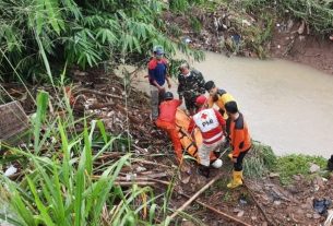Jenazah Balita hanyut terbawa banjir ditemukan