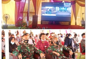 Danrem 043/LU hadiri Virtual Orang Tua Calon Prajurit TNI AD bersama Kasad Jenderal TNI Andika Perkasa