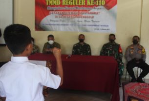 “ Cita-Citaku “ Puisi Karya Risqi Siswa SD N 2 Brenggolo Bawa Dirinya Jadi Pemenang Dalam Lomba Puisi TMMD Reguler Ke-110 Kodim 0728/Wonogiri