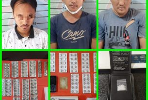 Tiga orang terduga penyalah-guna Narkoba di Lampung Utara di amankan Satres Narkoba