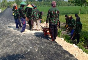 TMMD Bojonegoro Terbukti Efektif Bangkitkan Kebersamaan Dan Gotong Royong Masyarakat