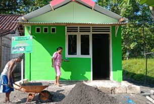 Hari Ke-20, Rehap Aladin TMMD Bojonegoro Rumah Warga Jatimulyo Capai 90 Persen