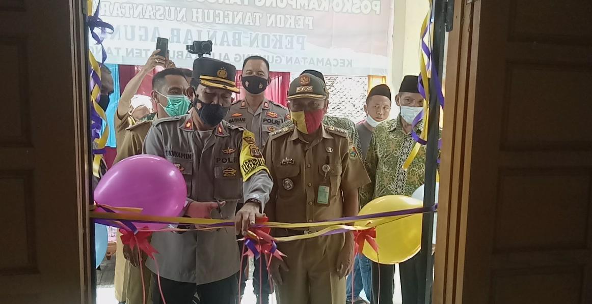 Kabag Ops Polres Tanggamus Resmikan KTN Tingkat Kecamatan Gunung Alip
