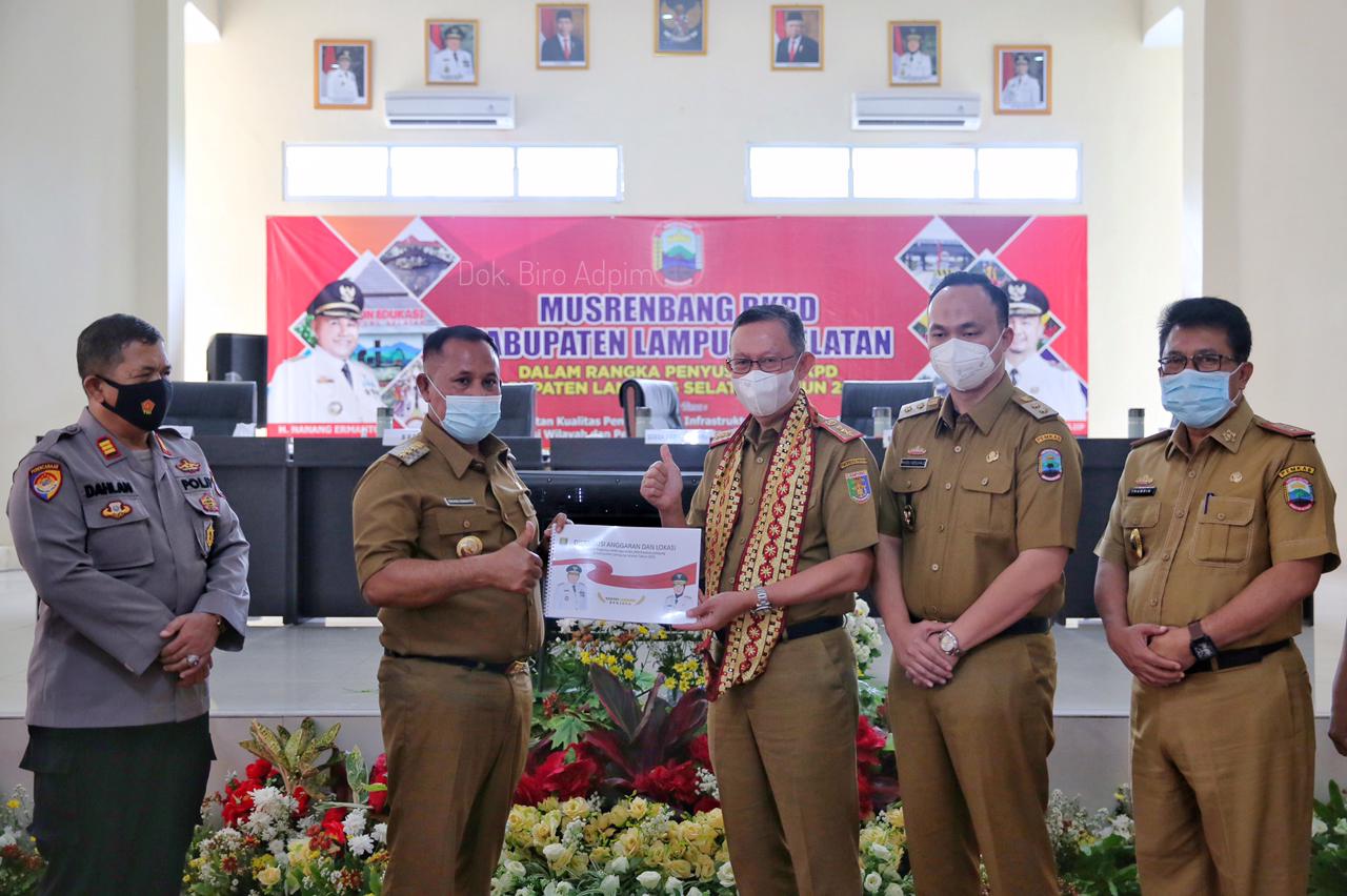Musrenbang Kabupaten Lampung Selatan 2022, Sekdaprov Fahrizal Sampaikan 6 Prioritas Pembangunan Daerah