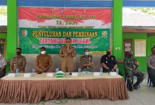 Penyuluhan Rokok Ilegal, Satgas TMMD Bojonegoro Ikuti Sosialisasi