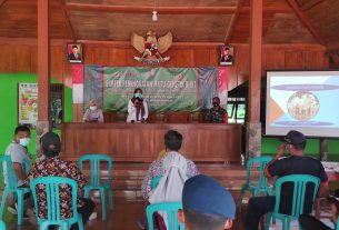 Komandan SSK Satgas TMMD Bojonegoro, Benih Ikan Manfaat Untuk Tambah Penghasilan