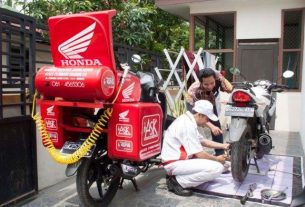 Maksimalkan Pelayanan, Tunas Honda Kalianda adakan Service Kunjung
