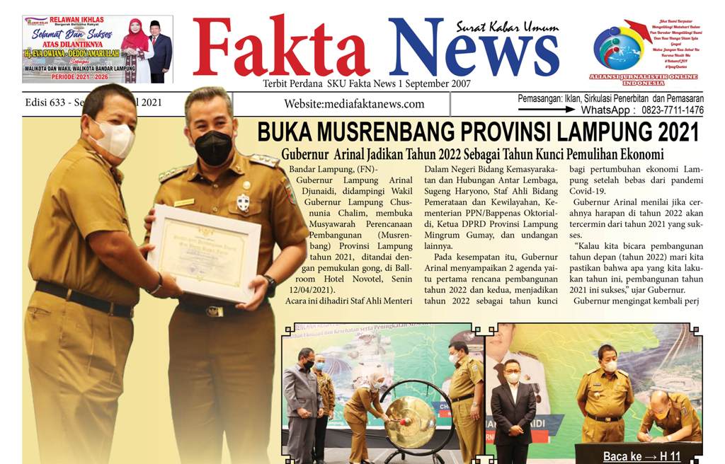 FAKTA NEWS Edisi 633-19 April 2021