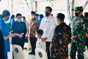 Presiden Bersilaturahmi Dengan Keluarga Awak KRI Nanggala 402
