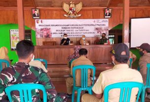 Inilah Sosialisasi Penanggulangan Bencana Berbasis Masyarakat Dilokasi TMMD 110 Bojonegoro