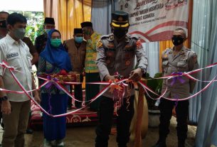 Kabag Sumda Polres Tanggamus Resmikan KTN Tingkat Kecamatan Talang Padang
