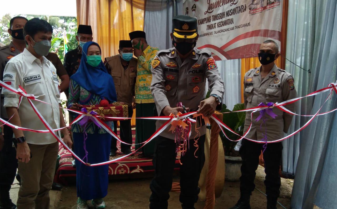 Kabag Sumda Polres Tanggamus Resmikan KTN Tingkat Kecamatan Talang Padang