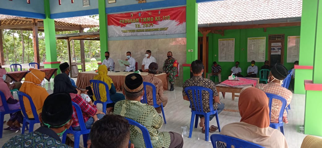 BPN Lakukan Sosialisasi PTSL Dukung TMMD 110 Bojonegoro