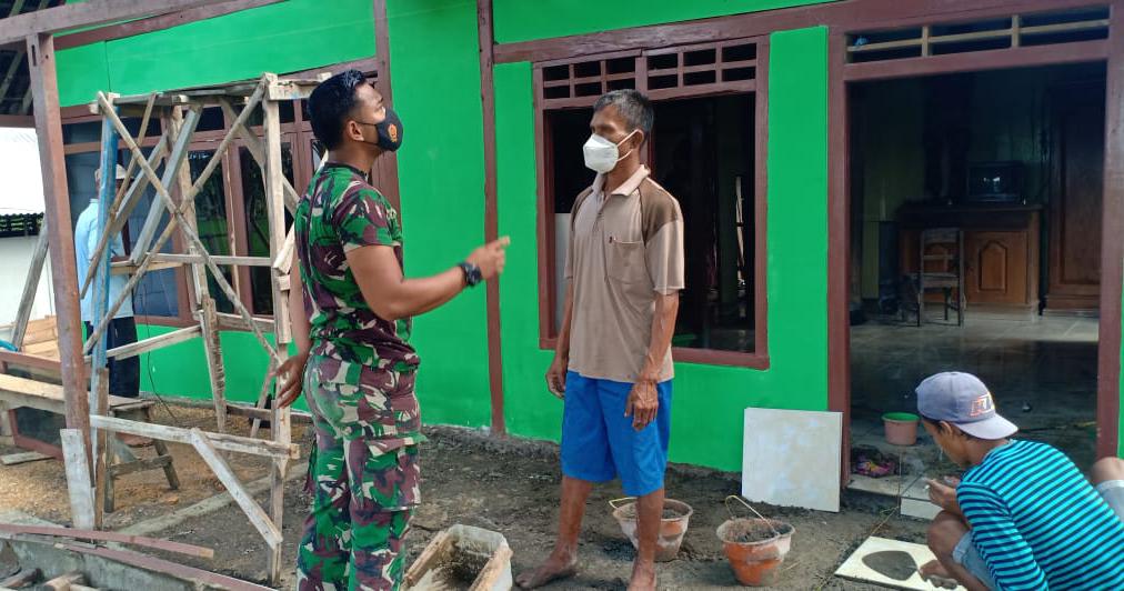 Selesaikan Teras Aladin, Satgas TMMD Bojonegoro Percepat Pengerjaan