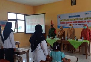 TMMD Kodim Bojonegoro Laksanakan Pemberdayaan Satlinmas Desa