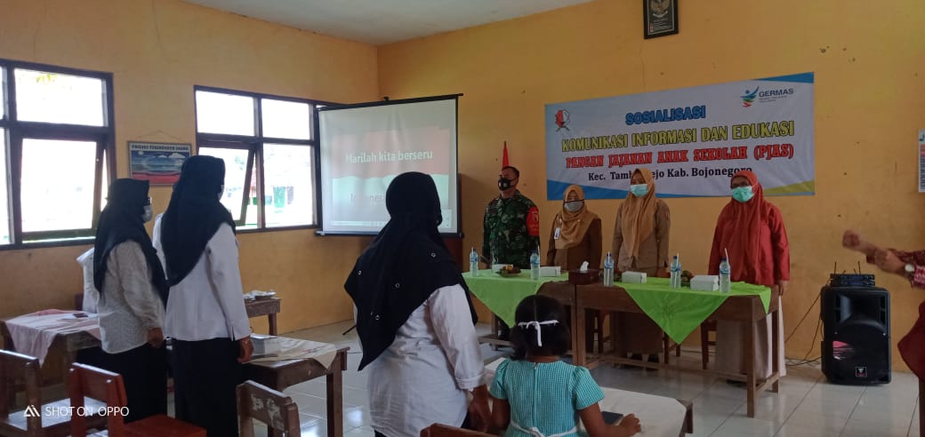 TMMD Kodim Bojonegoro Laksanakan Pemberdayaan Satlinmas Desa