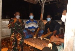 Satgas TMMD Bojonegoro Berikan Wawasan Keamanan Lingkungan Warga Jatimulyo