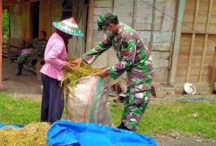 Bantu Warga, Satgas TMMD 110 Bojonegoro Berikan Manfaat Bagi Rakyat