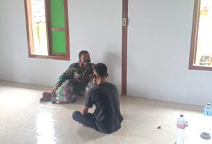Pengerjaan Rehab Rumah Aladin TMMD Kodim Bojonegoro Di Desa Ngrancang Tuntas