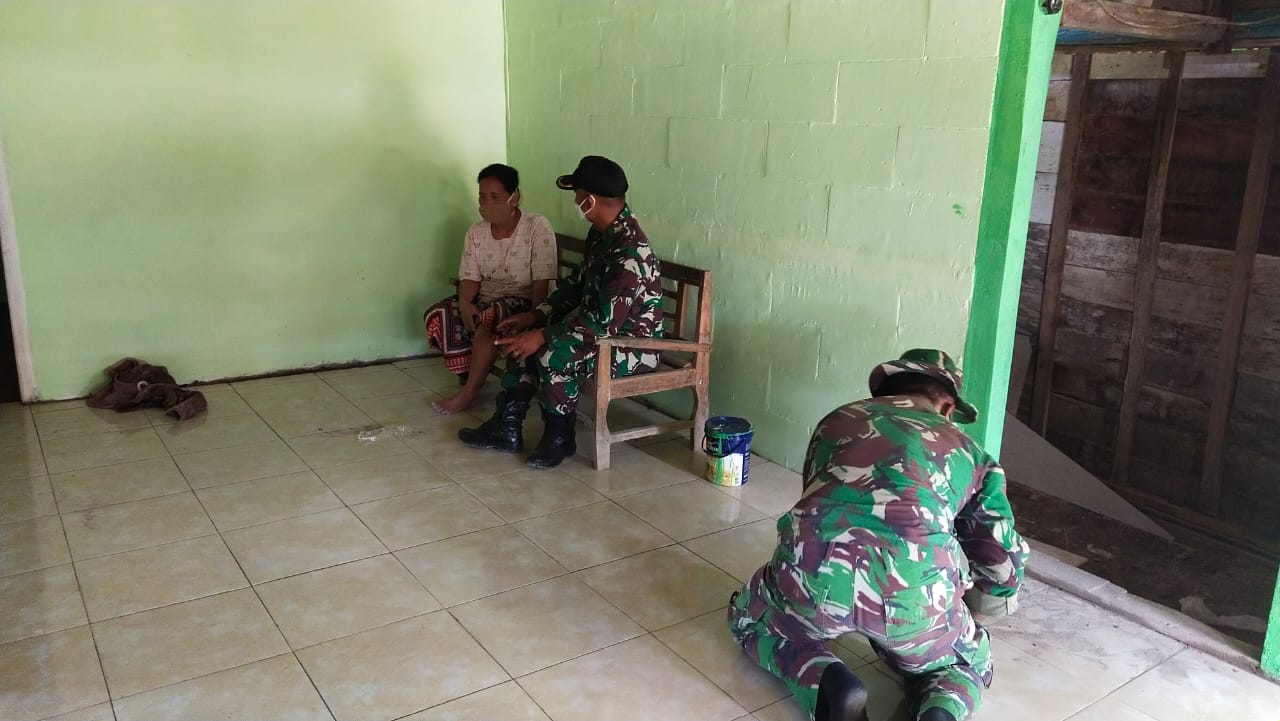 Keluarga Bapak Sunardi Ucapkan Terima Kasih Kepada Anggota Satgas TMMD Bojonegoro
