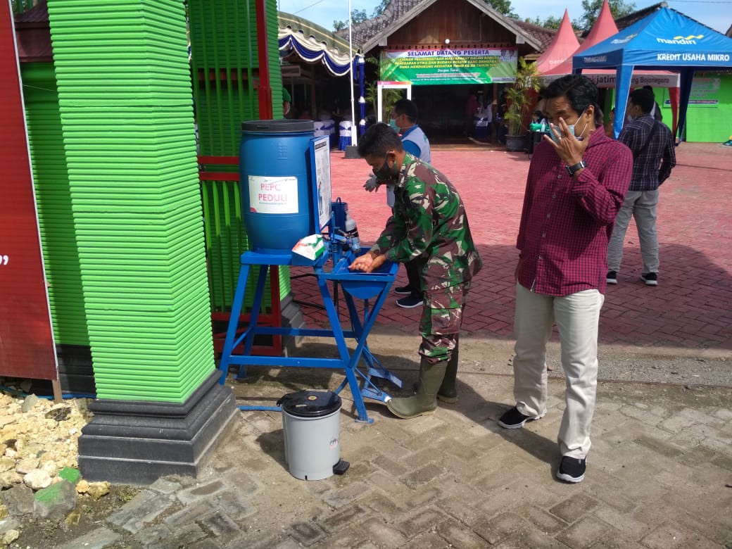 Seminar TMMD Bojonegoro, Bakesbangpol Terapkan Protokol Kesehatan Secara Ketat
