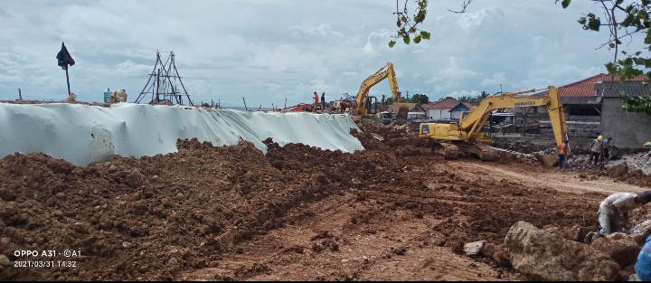 Harun Ucapkan terimakasih kepada pemerintah pusat dibangunannya Breakwater didua kecamatan