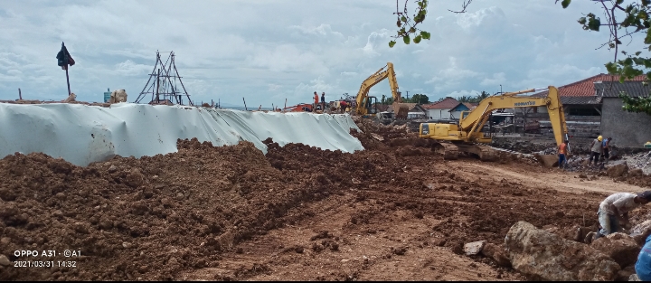 Harun Ucapkan terimakasih kepada pemerintah pusat dibangunannya Breakwater didua kecamatan